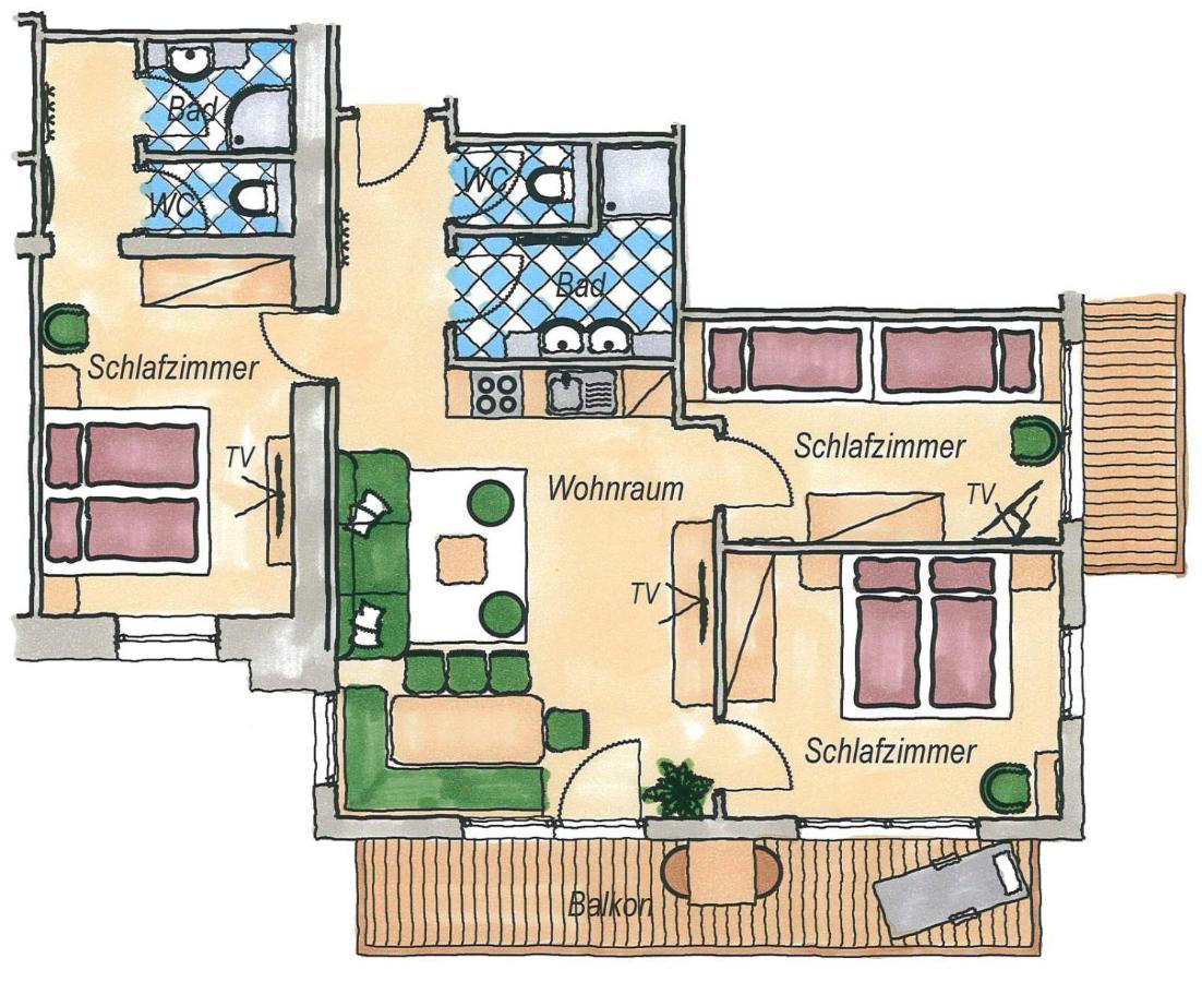 Der Erlenhof Aparthotel Grossarl Bagian luar foto