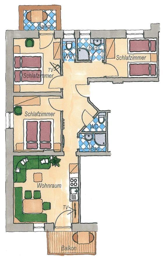 Der Erlenhof Aparthotel Grossarl Bagian luar foto