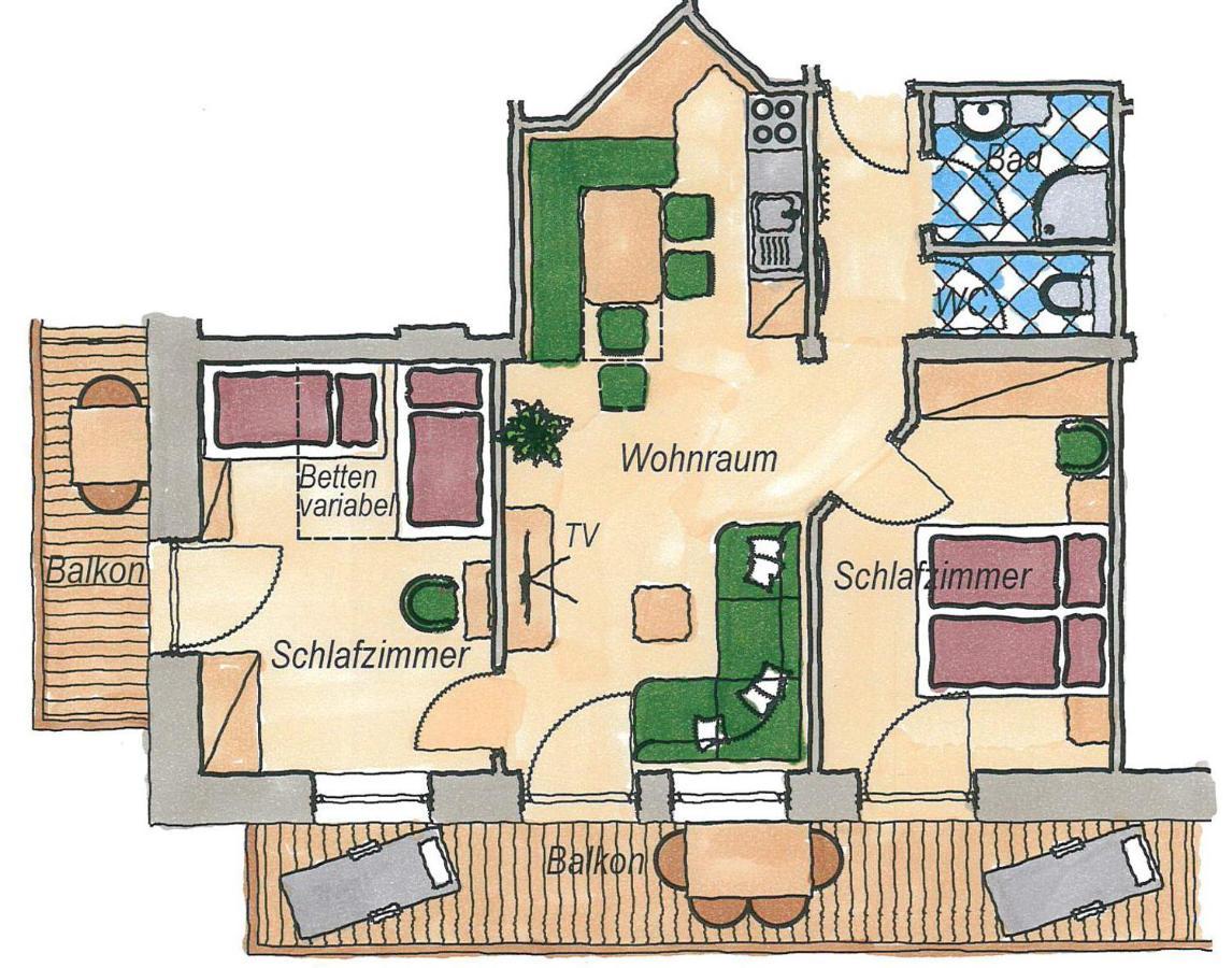 Der Erlenhof Aparthotel Grossarl Bagian luar foto